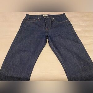 The Unbranded Brand Jeans UB201 Tapered 14.5oz Selvedge Size 33x25.5 Men’s EUC!